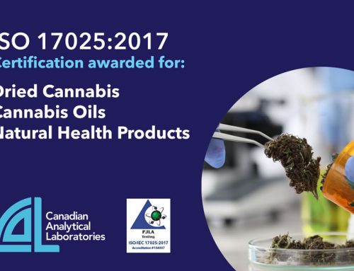 Canadian Analytical Laboratories Awarded ISO 17025:2017 Certification for Cannabis and Natural Health Products Testing